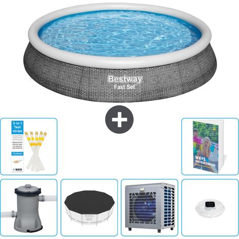Bestway Piscina Bestway Fast Set Rotonda - 396x84 cm - 7-pezzi  S175 (1/5)