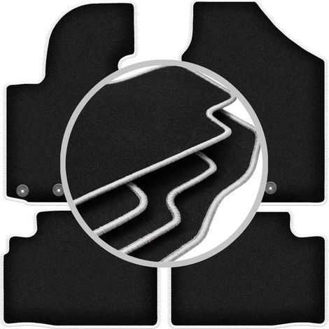 Tapis de sol Carlux argentés pour : Hyundai Tucson II SUV (2009-2015) (1/5)