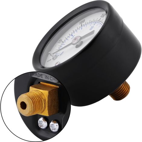 Manomètre TS-40-300PSI 0-20 bar (0-300 psi), diamètre 40 mm, filetage 1/8 BSPT (1/5)