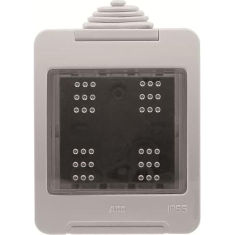 Zenit Boitier étanche IP55 2 modules 2CLA329100N1101 ABB N3291