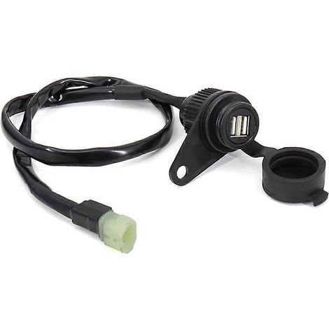 Chargeur USB pour moto Honda CB400X : adaptateur secteur double USB 12 V CC (1/5)