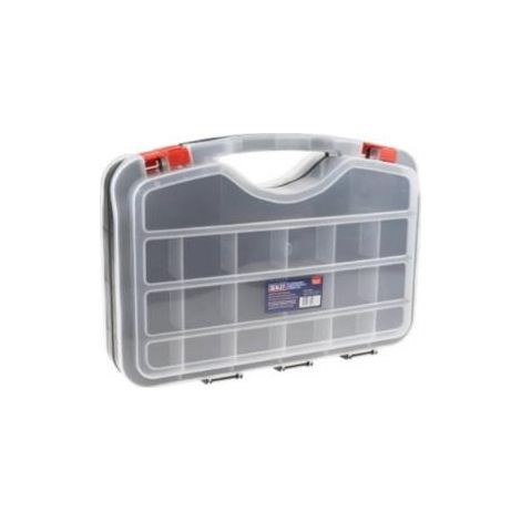 Caja de almacenamiento rs pro 42 compartimentos negro 42 cm