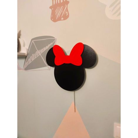 Veilleuse LED en forme de souris, alimentée par piles (1/5)