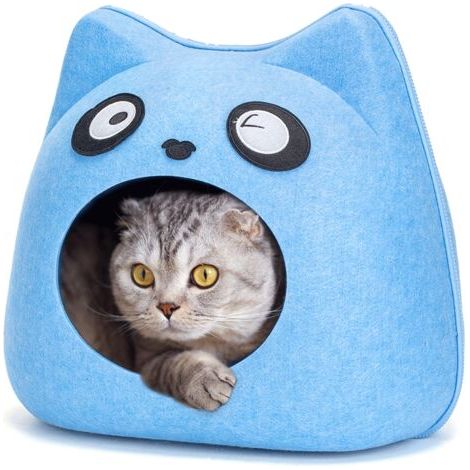 Maison pour chat en forme de panda Bac et maison de toilette pour chat (1/5)