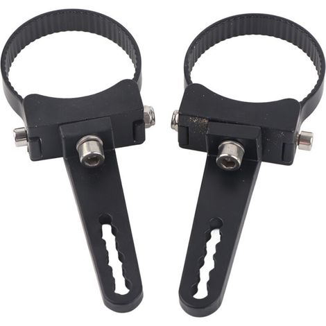 Pince de Barre, Support de Barre Lumineuse LED Réglable de 1 à 3 Pouces, Support de Montage de Tube en Aluminium, Pinces de Fixation de Lumineuse, de Lumière Tout-Terrain pour Camions, SUV,. (1/4)