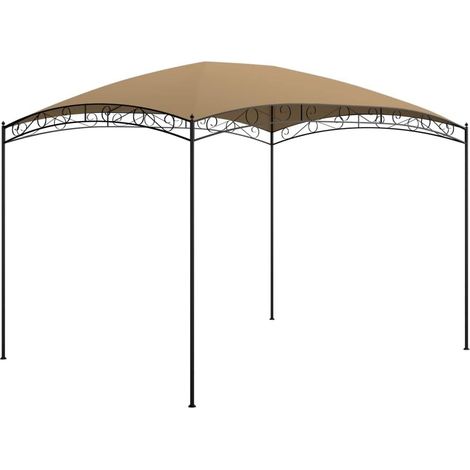 Gazebo in Acciaio Resistente con Tende da Sole per Feste all'Aperto - 3x4x2,65m