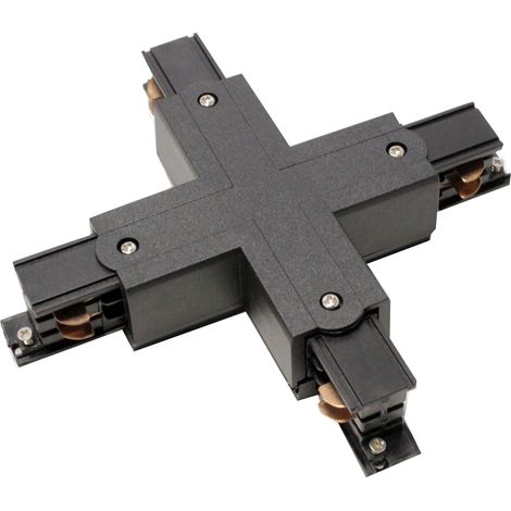 BeMatik - épissage Union Quad Rail Plafonnier 3 via noir (1/5)