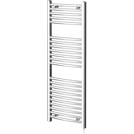 Columbus Chrome 1200mm x 500mm Electric Heated Towel Rail (1/5)