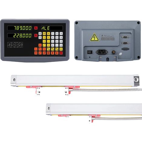 Système d'affichage numérique, résolution haute précision, compatibilité polyvalente, kit DRO de 5um (1/2)