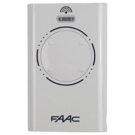 Télécommande FAAC XT4 868 SLH 4 canaux – Émetteur mural SLH non clonable – Alimentation 2 piles CR2032 – Pour portails et portes de garage (1/5)