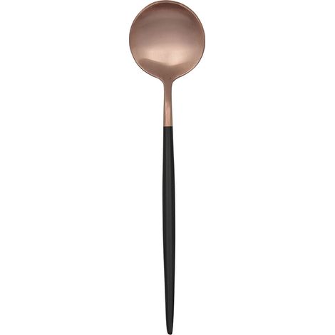 C12 CUCHARA MESA BICOLOR NEGRO-COBRE GIO - ADI (1/2)