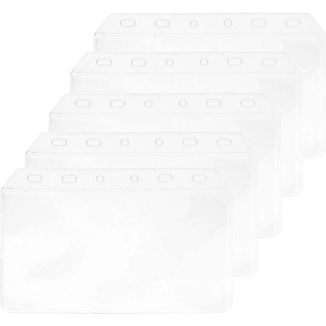 Lot de 5 pochettes pour classeur, pochettes pour feuilles mobiles, pochettes de classement pour documents-Transparent (1/4)