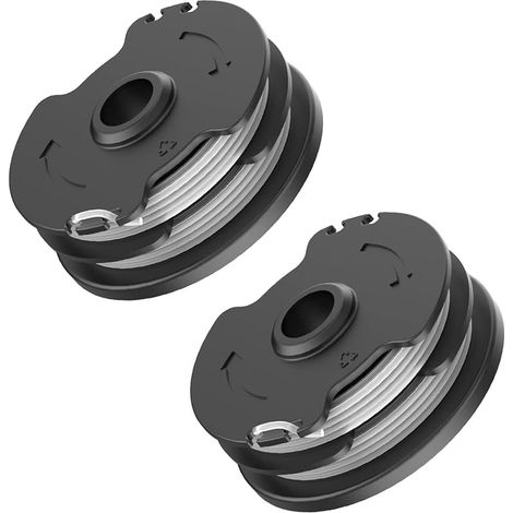 Lot de 2 bobines de rechange, compatibles avec Parkside LIDL PRTA 20-Li C3 A1B2 PRT 550 A1 A3 PRT 300 A1 Pièces de rechange pour coupe-bordure (1/5)