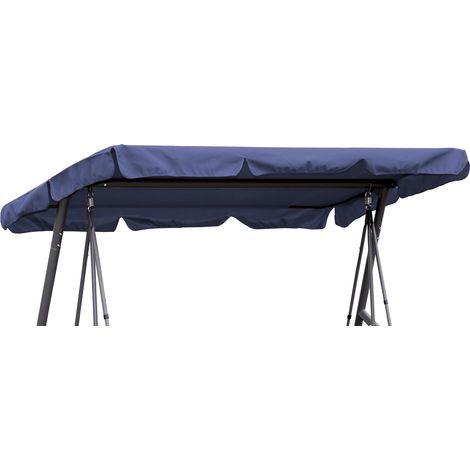 Quick-Star – Housse salon de jardin 200 x 145 cm – Housse universelle étanche en polyester 260g/m² – Protection UV 50 – Compatible avec balançoires 3 places
