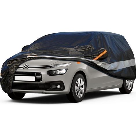 10-Schicht Autoabdeckung Wasserdicht Atmungsaktiv für Citroen C4 (2004-2023) Schwarz (1/5)