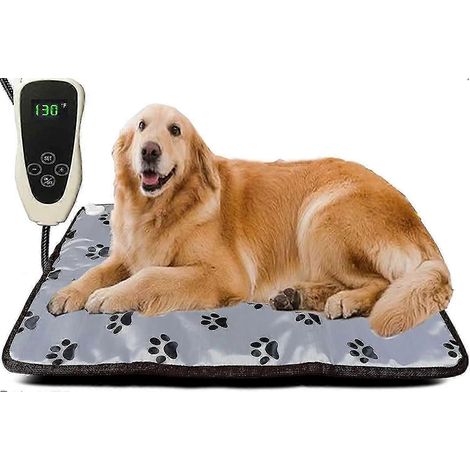 Tapis chauffant d'extérieur extra large pour animaux de compagnie (2023) - Grand tapis chauffant pour chiens et chats - Lit chauffant d'intérieur pour animaux de compagnie - Grande variété d'animaux - (1/5)