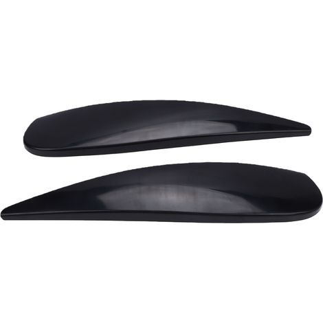 Headlight Eyebrows for D 2006-2014, Gloss Black Finish, Front Headlight Eyelid Cover Trim (1/5)