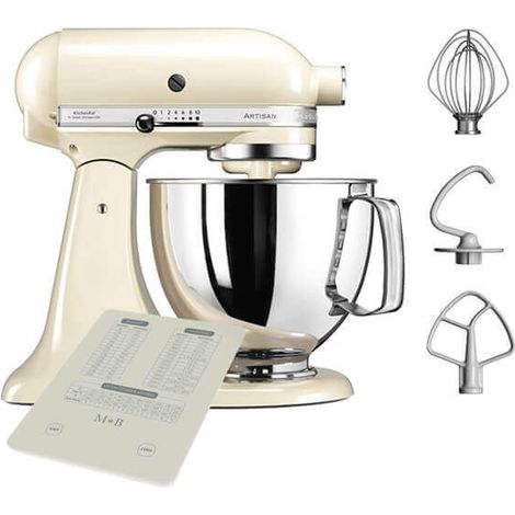 KitchenAid Artisan Mixer 125 Almond Cream with FREE Gift