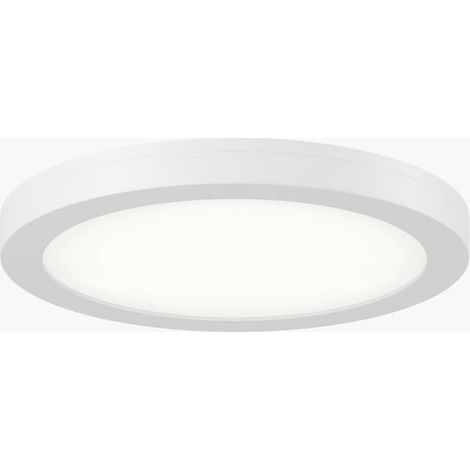 PRIOS Lámpara de techo LED 'Aureka' en Blanco Aluminio