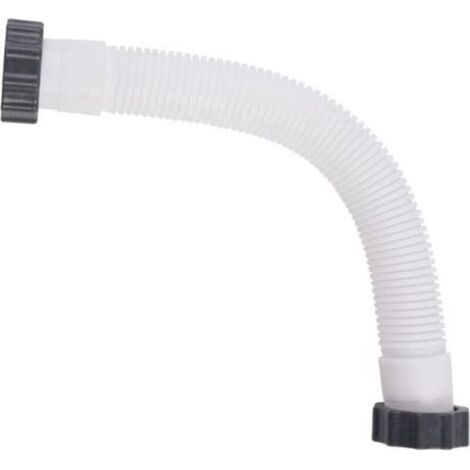 Tuyau flexible de rechange pour filtre de piscine, tuyau de pompe de piscine, tuyau d'aspiration,blanc,40.6cm (1/4)
