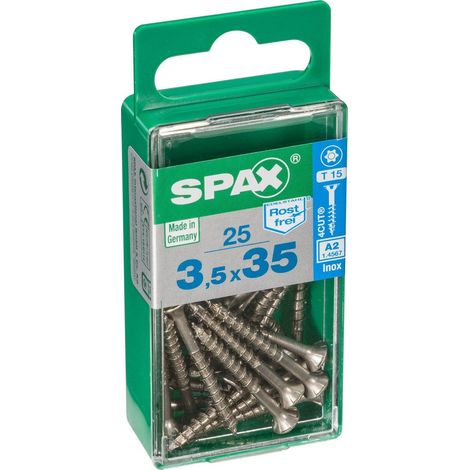 Tirafondo cabeza plana TRX - S - 3,5x35 mm (1/4)