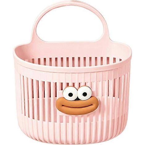 Panier suspendu rose, petit support mural pour lavabo, rangement pour salle de bain (1/2)