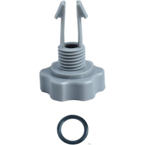 Coperchio raccogli foglie con O-ring e valvola per pompa filtro a sabbia Intex SF80110-1 da 30,5 cm / valvola O-ring
