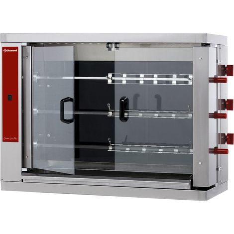 Rôtissoire électrique vitro. 3 x 6 poulets - Diamond (1/2)