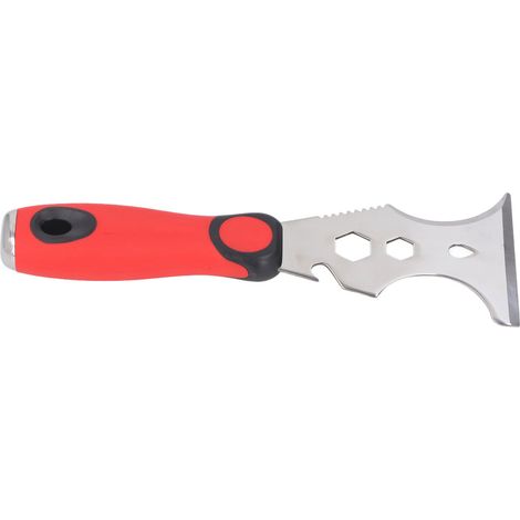 Ensemble 14 outils racloir multifonction en acier inoxydable pour peinture enduit nettoyage rouleau ouvre-boîte arrache-clou (1/5)