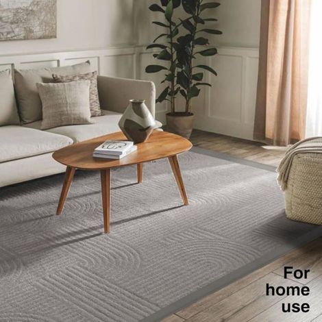 Barre De Seuil - Moquette Adhésive - Transition Sol Tapis - PVC Gris Foncé - Épaisseur Max 8 mm - Longueur 3 m (1/5)