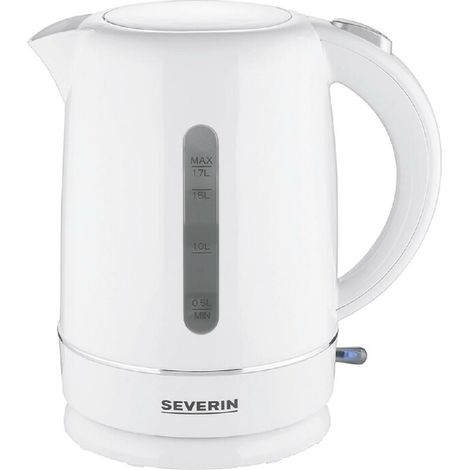 Elektrischer Wasserkocher Severin WK 4325 weiß 1 7 Liter 2200 Watt