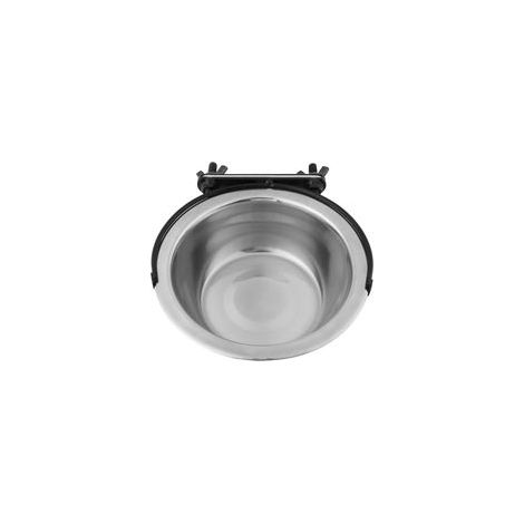 Hängender Wasserspender für Haustiernäpfe mit Schraubhalterung, für kleine und mittelgroße Katzen und Hunde (13 cm, 250 ml Fassungsvermögen) - Crezuo