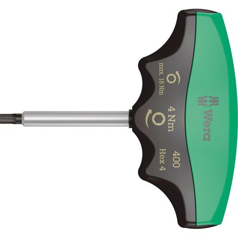 Destornillador de torque Wera 400 hex par fijo 4 Nm