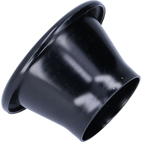 2.6 pouces Adaptateur d'admission d'air froid Corne de turbo Cône de vitesse Pièce de modification auto CNC Aluminium Noir (1/5)