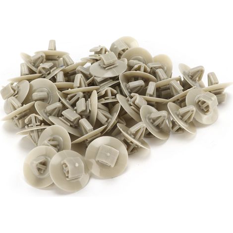 100 attaches de fixation plastique pour moulures latérales de portière, kit extérieur 500326896, remplacement compatibles Vauxhall Vivaro A 2001-2014 (1/5)