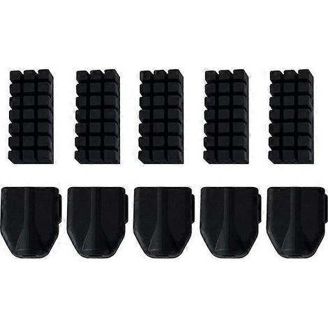 Lot de 5 housses en silicone pour bloc chauffant Flashforge AD5X, manchon en silicone et brosse de nettoyage pour buse (lot de 5). (1/5)