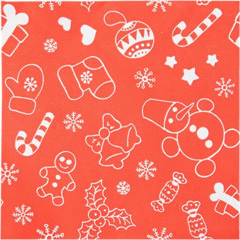 60 serviettes en papier motif sapin de Noël 33x33cm, serviettes de Noël hivernales, centre de table cerf (1/5)