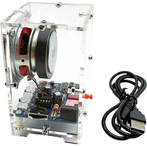 Kit d'enceinte sans fil DC5V LM386 avec amplificateur à puce LM386 Creative (1/4)