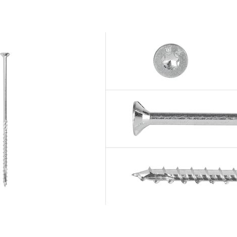 Vis pour panneaux d'aggloméré Galvanisé 6 x 160 mm Torx 30