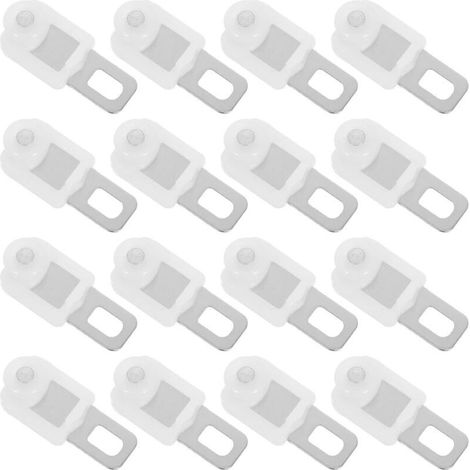 roulettes pour Rideau Coulissant en Lot de 50 Rouleaux Silencieux pour Rail De Rideau Accessoires Robustes pour Maison (1/5)