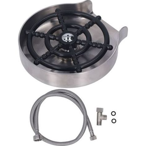 Lave-verre professionnel pour évier, rinçeur haute pression automatique en acier inoxydable, lave-tasses de bar, filetage EU 3/8 diamètre 16 mm (1/5)