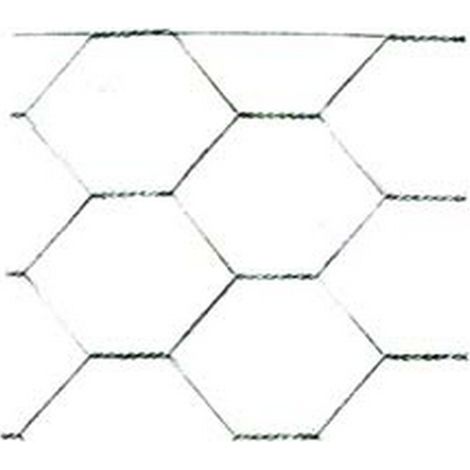1ROTOLO RETE TRIPLA TORSIONE ZINCATA DOPO LA TESSITURA maglia 51/4 spessore filo ø