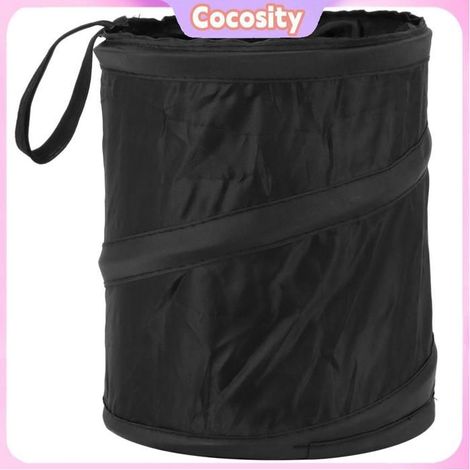 Cocosity Seau de stockage de voiture Poubelle de Voiture, Poubelle Rond Pliable, Poubelle, Fuite D'eau droguerie corbeille (1/5)