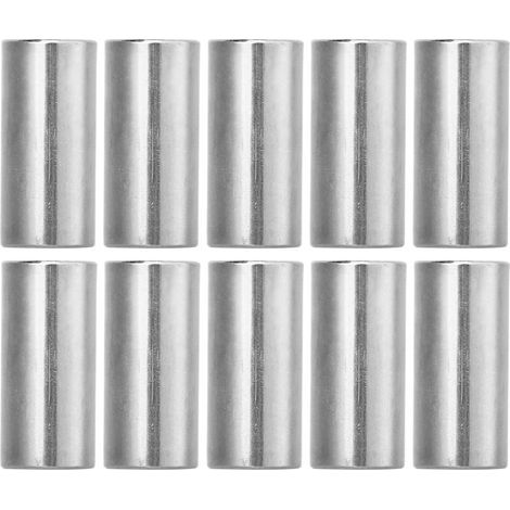 Écrou de connecteur rond, filetage femelle M10 X 1.5 14 L30mm, couplage en acier inoxydable pour l'entretien, 10 pièces (1/5)