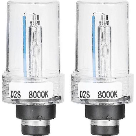 Lot de 2 ampoules xénon D2S 8000K 12V 35W pour phares de voiture (IP68) (1/5)