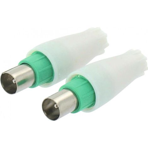 Koaxialstecker rechts ø 9 mm - M/m - Dhome