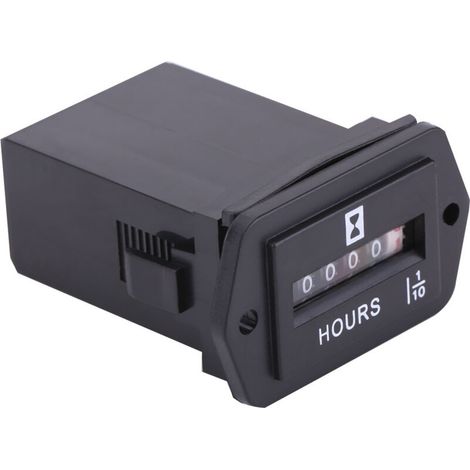 Jauge d'heure mécanique DC 6-80V, pour moteur à essence Diesel, générateur de bateau à moteur HM002 (1/5)