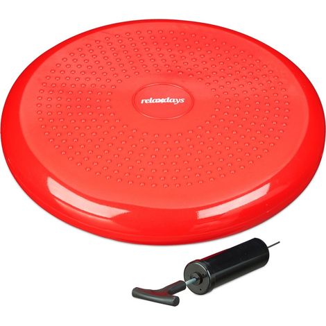 Cojín de equilibrio 33 cm con bomba de aire (1/5)
