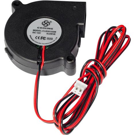 5015 Bürstenloser Lüfter, 12 V DC, 0,19 A, Turbo-Kleinlüfter, ultraleise, ölgelagert, 6500 U/min