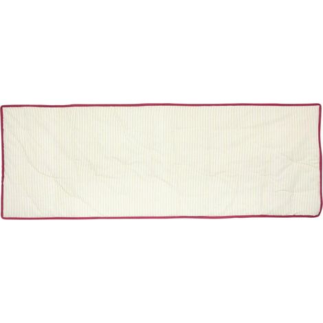 Matelas d'Assise Réversible "Fleur de Rose" 60x180cm Vert
